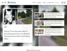 Tablet Screenshot of postize.com